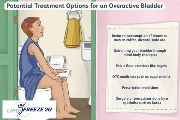 image of woman on toilet because of an overactive bladder Harwich